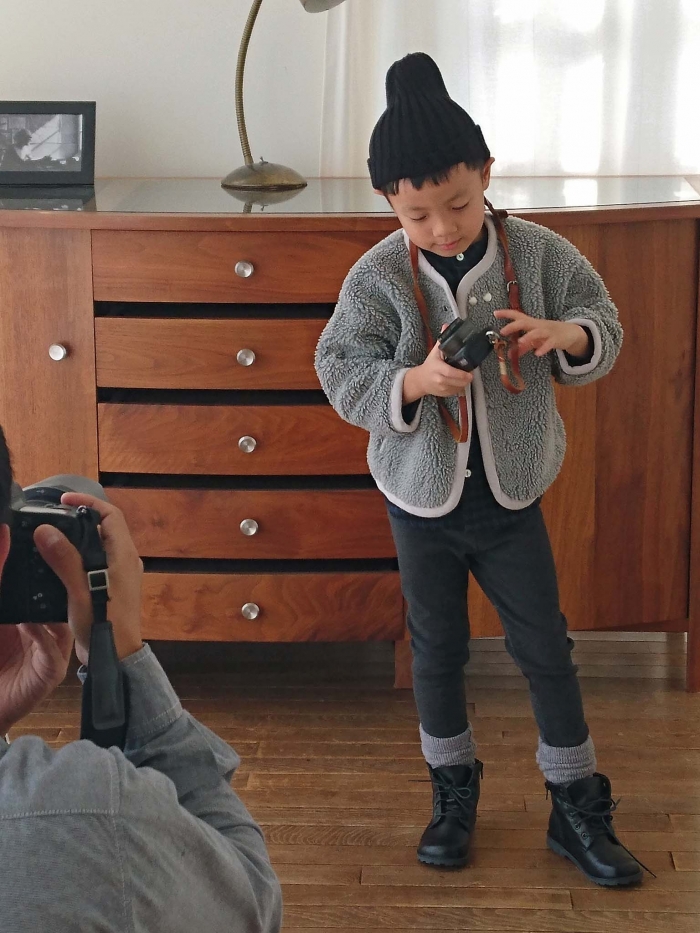 子供服セレクトオンラインショップ"moooi(モーイ)"の 写真撮影